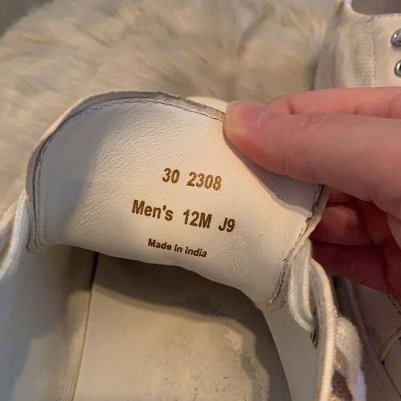 Trask Alder Leather Sneakers - White/camouflage pattern - Picture 7 of 8